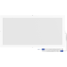 Mexen Brill-S LED-kattopaneeli päälleasennettava 60 x 30 cm, 24W, Neutraali - 4000K, 2880 lm, valkoinen - L207-060-030-2440-20