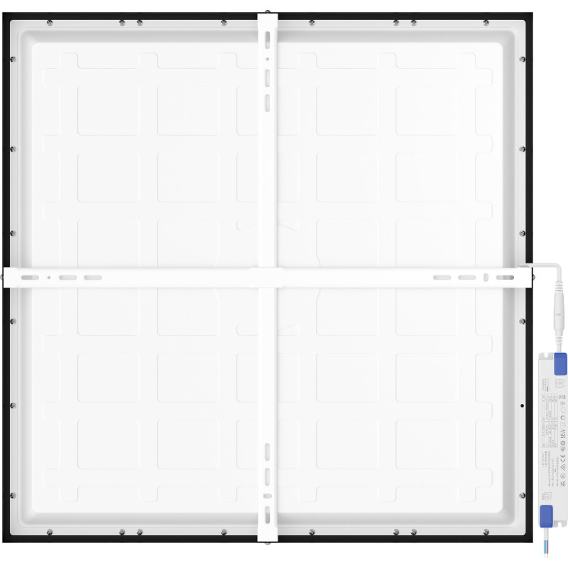Mexen Brill-S stropna LED plošča 60 x 60 cm, 36W, Nevtralna - 4000K, 3960 lm, črna - L207-060-060-3640-70