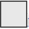 Mexen Brill-S LED griestu panelis uz virsmas 60 x 60 cm, 36W, Neitrāls - 4000K, 3960 lm, melns - L207-060-060-3640-70