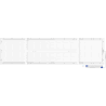 Mexen Brill-S LED plafondpaneel opbouw 120 x 30 cm, 36W, Neutraal - 4000K, 5184 lm, wit - L207-120-030-3640-20