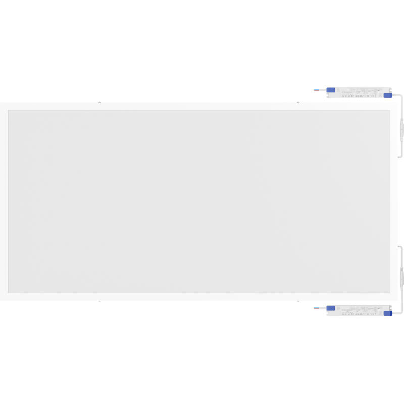 Mexen Brill-S LED griestu panelis virsapmetums 120 x 60 cm, 60W, Neitrāla - 4000K, 7200 lm, balts - L207-120-060-6040-20