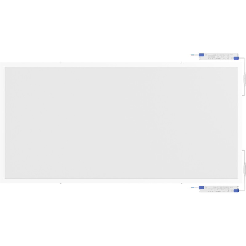 Mexen Brill-S painel de teto LED de superfície 120 x 60 cm, 60W, Neutro - 4000K, 7200 lm, branco - L207-120-060-6040-20