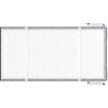 Mexen Brill-S LED virsapmetuma griestu panelis 120 x 60 cm, 60W, Neitrāls - 4000K, 6600 lm, melns - L207-120-060-6040-70