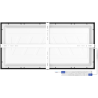 Mexen Brill-S LED griestu panelis, uz virsmas montējams, 60 x 30 cm, 24W, Neitrāls - 4000K, 2640 lm, melns