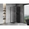 Mexen Mist-F volditud dušinurk parem 85 x 85 cm, must raam, must - 8A6T-085-085-70-70-P