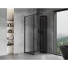 Mexen Mist-F folding shower enclosure right 95 x 95 cm, black frame, black - 8A6T-095-095-70-70-P