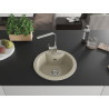 Mexen Diego fregadero de granito de 1 seno con grifo de cocina Rita, beige - 6512-69-670300-00