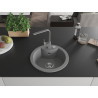 Mexen Diego 1-Kammer Granitspüle mit Küchenarmatur Rita, grau - 6512-71-670300-71