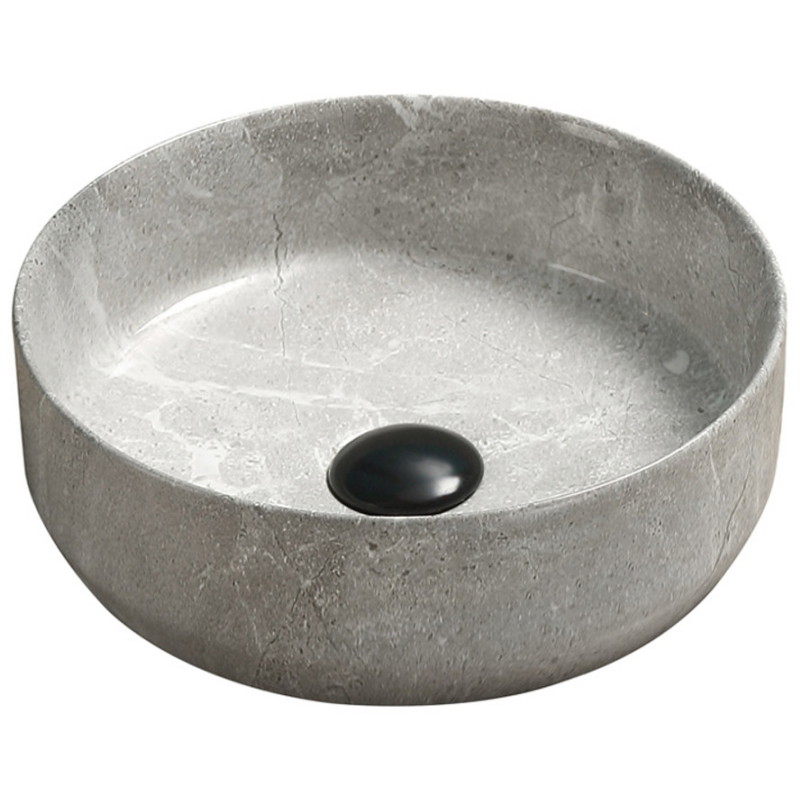 Mexen Felicia countertop washbasin 39 x 39 cm, gray stone - 21363962