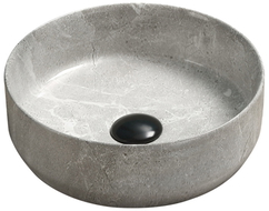 Mexen Felicia countertop washbasin 39 x 39 cm, gray stone - 21363962