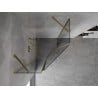 Mexen Mist pentagonal hinged shower cabin 100 x 100 cm, transparent, gold - 8A8-100-100-50-00