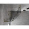 Mexen Mist L Fünfeck-Duschkabine 90 x 90 cm, transparent, gold - 8A8L-090-090-50-00