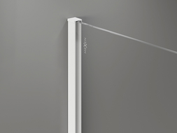 Mexen listón de pared para mampara de ducha de 8 mm, blanco - 800-00-20