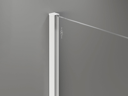Mexen wall strip for 8 mm shower wall, white - 800-00-20