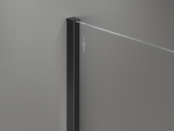 Mexen listón de pared para mampara de ducha de 8 mm, negro - 800-00-70