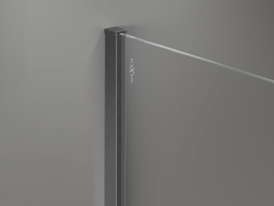 Mexen vägglist för duschvägg 8 mm, borstade gun gray - 800-00-66