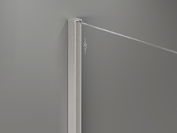 Mexen barra de pared para pantalla de ducha de 8 mm, níquel cepillado - 800-00-97