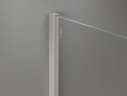 Mexen wall strip for 8 mm shower wall, brushed nickel - 800-00-97