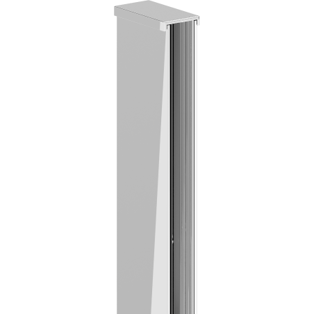 Mexen listello a muro per parete doccia 10 mm, cromo - 800-00-01-X