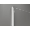 Mexen listón de pared para mampara de ducha de 10 mm, blanco - 800-00-20-X