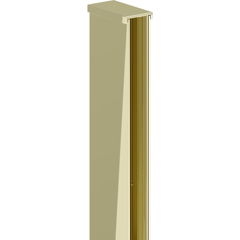 Mexen liste mural pour paroi de douche 10 mm, dorée - 800-00-50-X