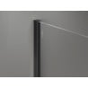 Mexen listello da parete per pareti doccia 10 mm, nero - 800-00-70-X