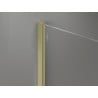 Mexen listello angolare per parete doccia 10 mm, oro spazzolato - 800-00-55-X