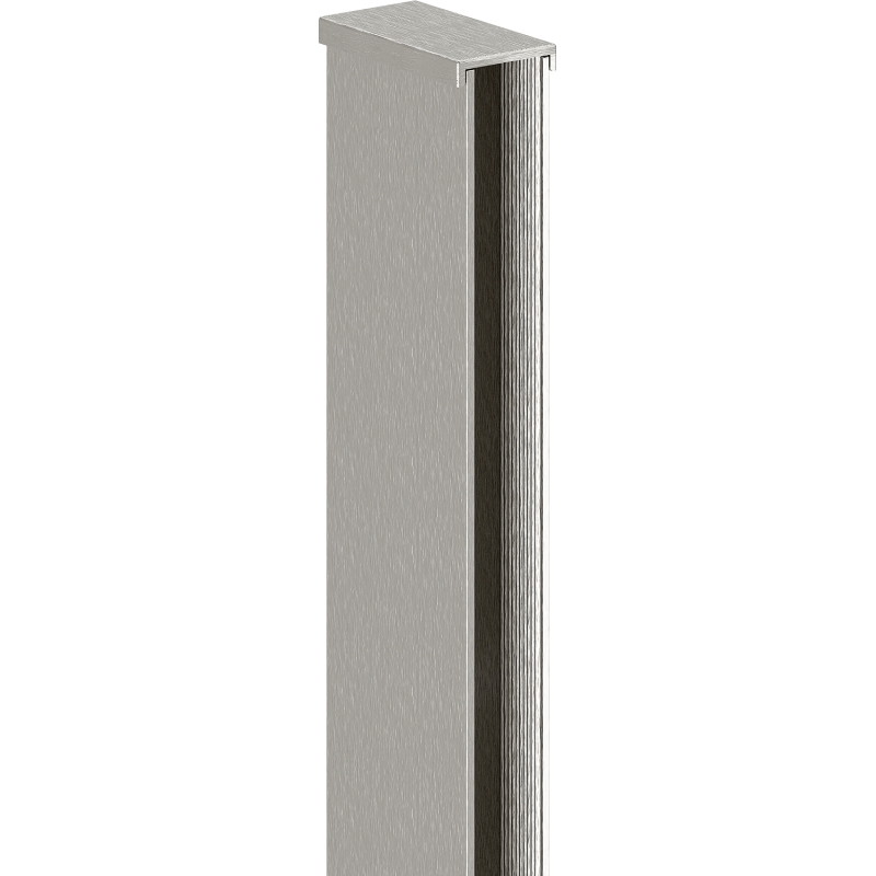 Mexen vägglist för duschvägg 10 mm, borstad nickel - 800-00-97-X