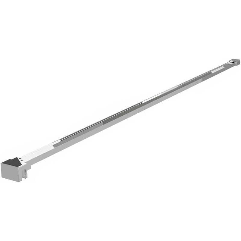 Mexen soporte simple para mampara de ducha de 10 mm, cromo - 830-10-01