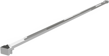 Mexen rakt stöd för duschvägg 10 mm, krom - 830-10-01