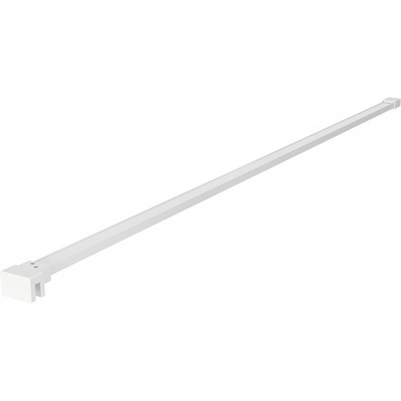 Mexen soporte recto para mampara de ducha 10 mm, blanco - 830-10-20