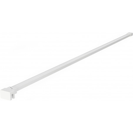 Mexen soporte recto para mampara de ducha 10 mm, blanco - 830-10-20
