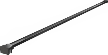 Mexen enkel konsol för duschvägg 10 mm, svart - 830-10-70