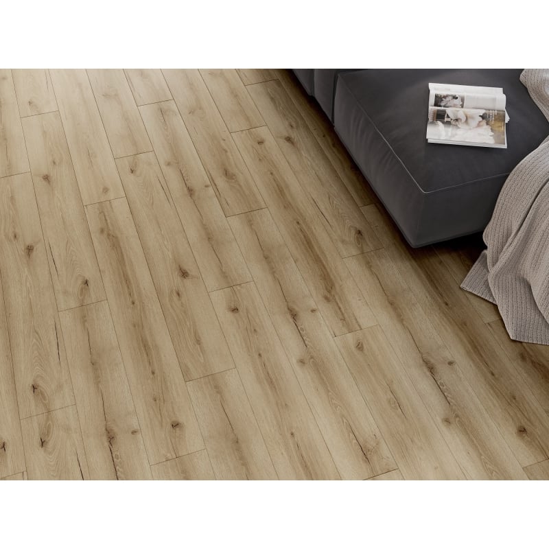 Mexen Sun Valley δείγμα πλαισίου βινυλίου LVT Dryback 2,5 mm, υπόστρωμα PVC, 4 V-Fuga, Δρυς