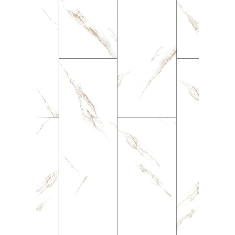 Mexen River White  campione di pannelli vinilici LVT Dryback 2,5 mm, sottostrato in PVC, 4 V-Fuga, Jazz White - F1450-S