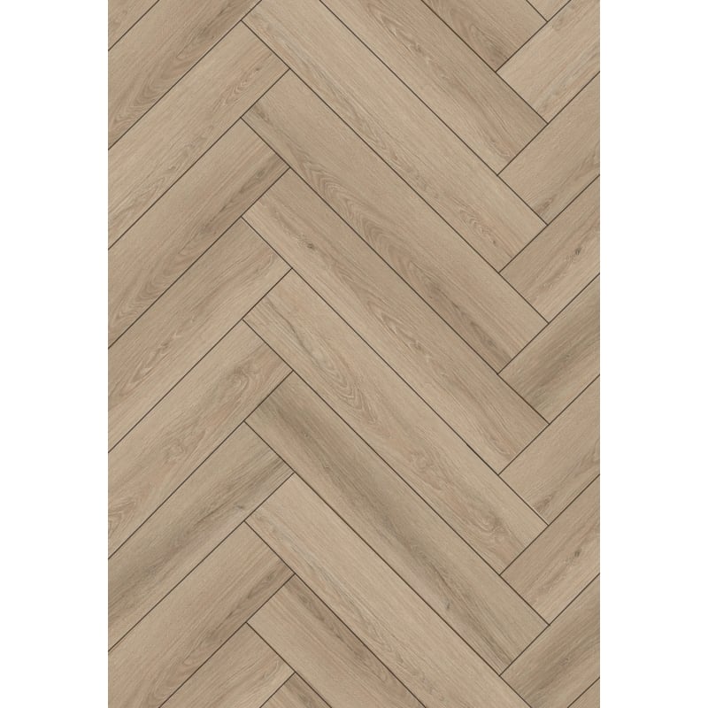 Mexen Palmdale  vinylilankkujen näyte kalanruoto LVT Dryback 2,5 mm, PVC-alusta, 4 V-ura, Tammipuu - F1480-S