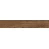 Mexen Avocado Muestra de gres porcelánico esmaltado marrón rectificado G1, azulejo tipo madera para suelo y pared, mate