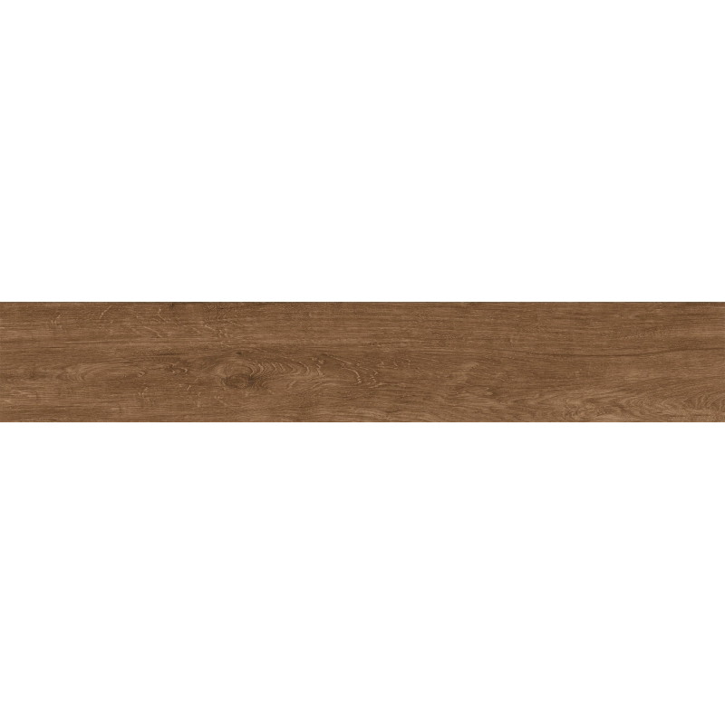 Mexen Avocado Amostra de grés vidrado rectificado Brown G1, ladrilho tipo madeira para piso e parede, mate - TL601-02-S