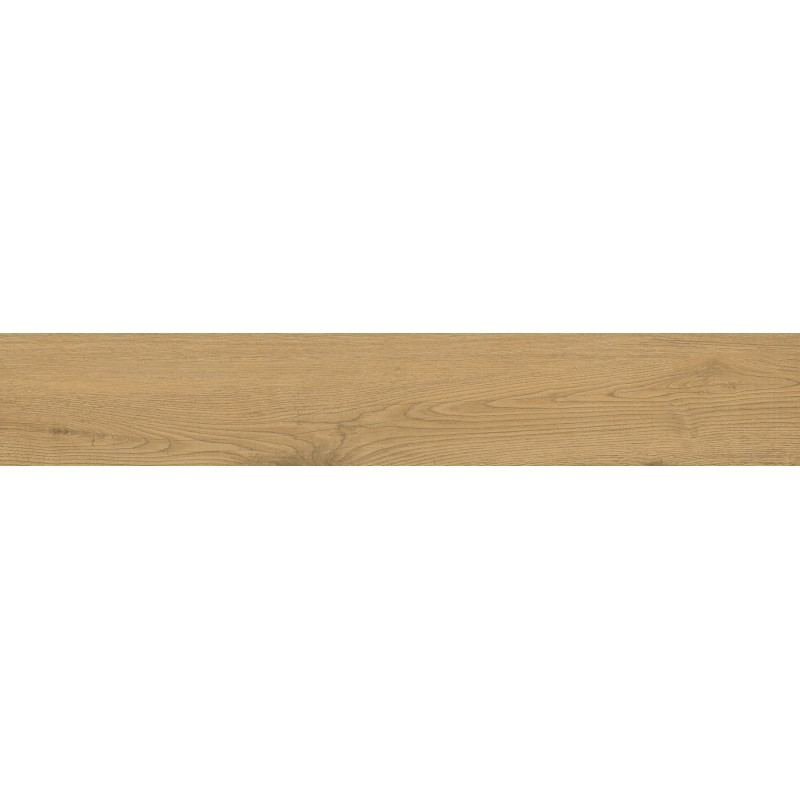 Mexen Gaatha Amostra de grés esmaltado retificado Almond R1, azulejo tipo madeira para piso e parede, mate - TL603-00-S