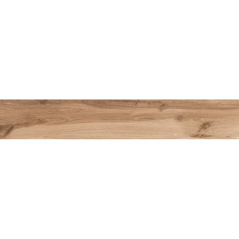 Mexen Indica Muestra de gres esmaltado rectificado marrón G1, azulejo efecto madera para suelo y pared, mate - TL604-02-S