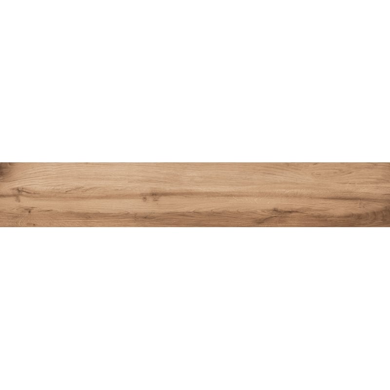 Mexen Indica Muestra de gres esmaltado rectificado marrón G1, azulejo efecto madera para suelo y pared, mate - TL604-02-S
