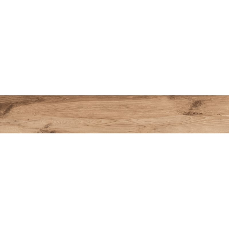 Mexen Indica Muestra de gres esmaltado rectificado marrón G1, azulejo efecto madera para suelo y pared, mate - TL604-02-S