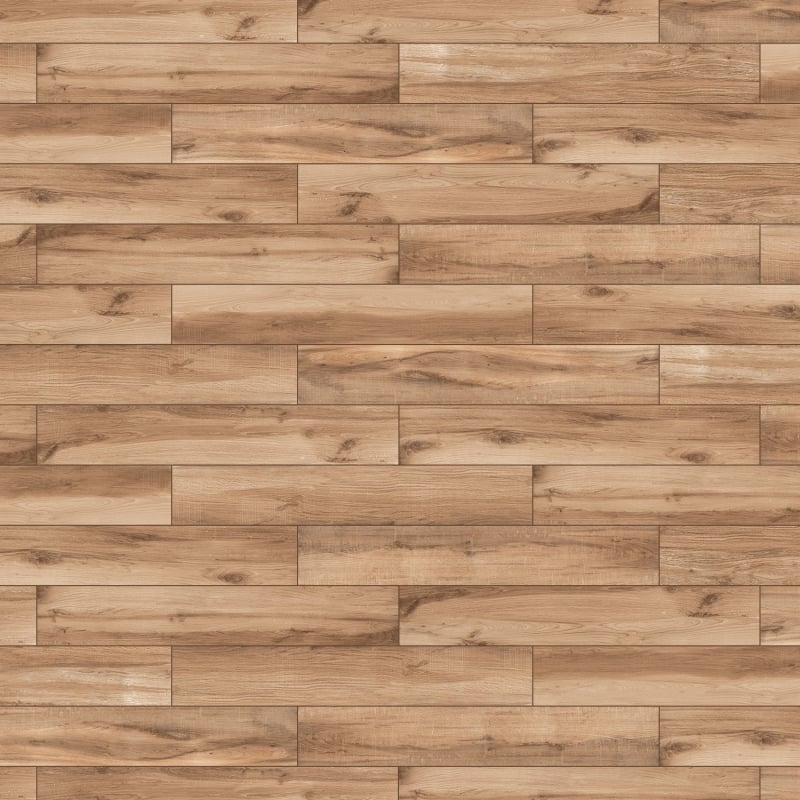 Mexen Indica Muestra de gres esmaltado rectificado marrón G1, azulejo efecto madera para suelo y pared, mate - TL604-02-S
