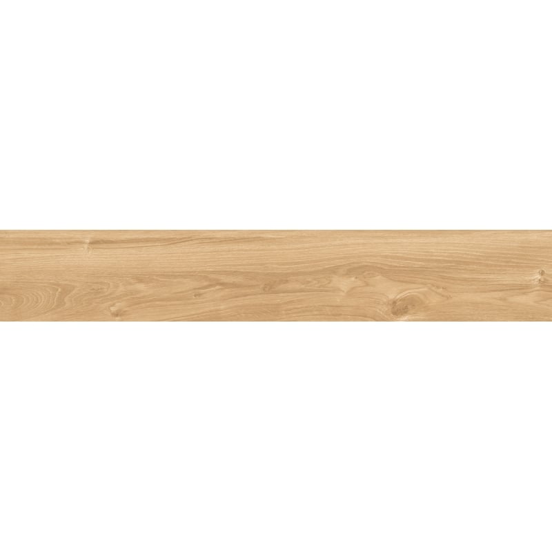 Mexen Meranti Échantillon beige de grès émaillé rectifié G1, carreau imitation bois sol-mur, mat - TL609-01-S
