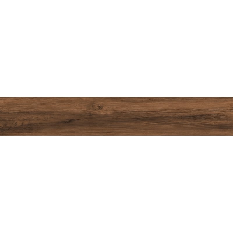Mexen Meranti Muestra de gres esmaltado rectificado Choco G1, baldosa para suelo y pared similar a madera, mate - TL609-03-S