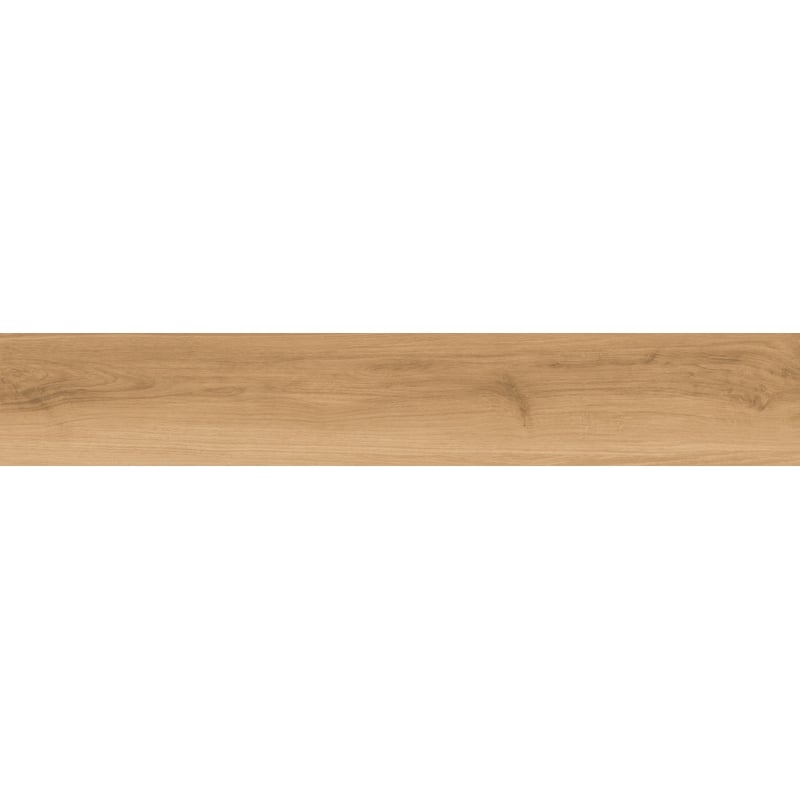 Mexen Meranti Muestra de gres esmaltado rectificado Honey G1, azulejo con aspecto de madera para suelo y pared, mate