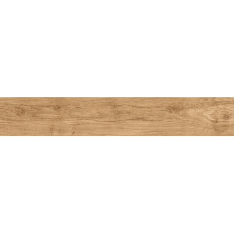 Mexen Meranti Muestra de gres esmaltado rectificado Honey G1, azulejo con aspecto de madera para suelo y pared, mate