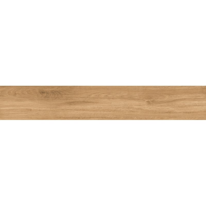 Mexen Meranti Muestra de gres esmaltado rectificado Honey G1, azulejo con aspecto de madera para suelo y pared, mate