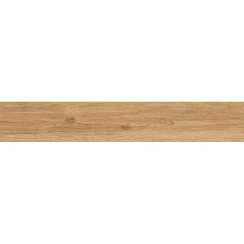 Mexen Meranti Muestra de gres esmaltado rectificado Honey G1, azulejo con aspecto de madera para suelo y pared, mate