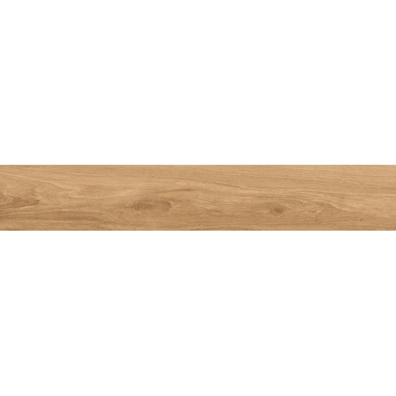 Mexen Meranti Muestra de gres esmaltado rectificado Honey G1, azulejo con aspecto de madera para suelo y pared, mate